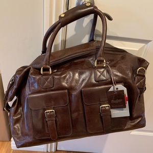 Rawlings Carry-on Leather Duffle Bag - Brown